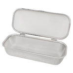 Dishwasher Utensil Basket 304 Stainless Steel Rectangular Mesh Drain Dishwasher Silverware Holder for Chopsticks Small Items 11.5x26.5x7.5cm/4.5x10.4x3.0in
