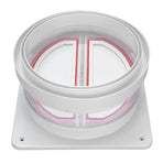 Range Hood Check Valve Unidirectional Odor Proof Plastic Kitchen Bathroom Flue Check Valve Backdraft Damper