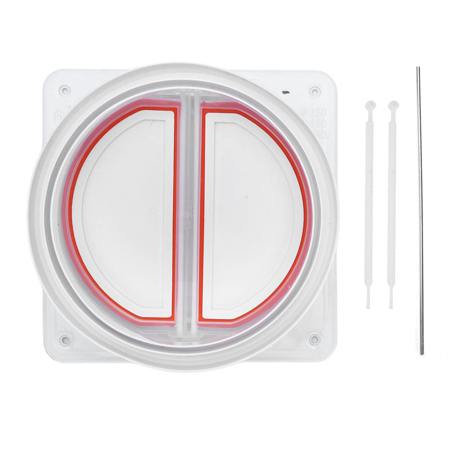 Range Hood Check Valve Unidirectional Odor Proof Plastic Kitchen Bathroom Flue Check Valve Backdraft Damper