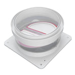 Range Hood Check Valve Unidirectional Odor Proof Plastic Kitchen Bathroom Flue Check Valve Backdraft Damper