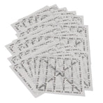 500 Sheets Sandwich Wrapping Paper Grease Proof Non Stick Food Basket Liner for Frying Baking Foods White Letters