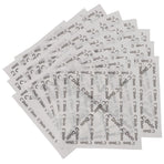 500 Sheets Sandwich Wrapping Paper Grease Proof Non Stick Food Basket Liner for Frying Baking Foods White Letters