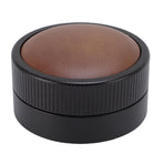 Coffee Tamper Distributor Stainless Steel Wood Gravity Adaptive Coffee Distribution Leveler Tool for Cafe Home 58mm/2.3in