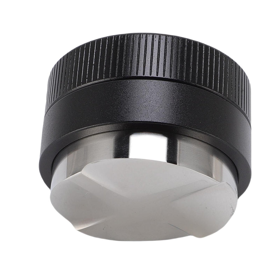 Coffee Tamper Distributor Stainless Steel Wood Gravity Adaptive Coffee Distribution Leveler Tool for Cafe Home 58mm/2.3in
