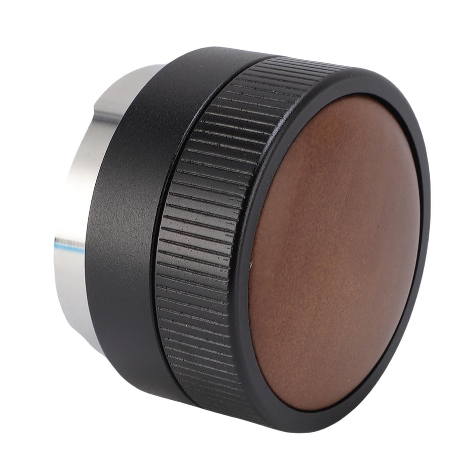 Coffee Tamper Distributor Stainless Steel Wood Gravity Adaptive Coffee Distribution Leveler Tool for Cafe Home 58mm/2.3in