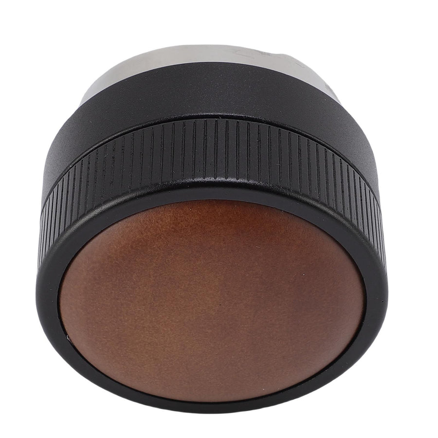 Coffee Tamper Distributor Stainless Steel Wood Gravity Adaptive Coffee Distribution Leveler Tool for Cafe Home 58mm/2.3in