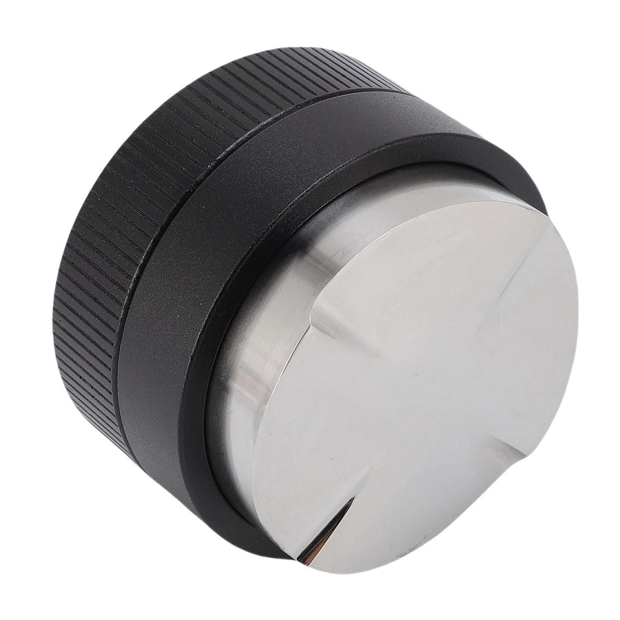 Coffee Tamper Distributor Stainless Steel Wood Gravity Adaptive Coffee Distribution Leveler Tool for Cafe Home 58mm/2.3in