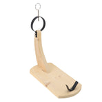 Wooden Ham Holder Stand Pine Wood Stable Ham Display Rack Stand for Carve and Slice Spanish Ham Italian Prosciutto S