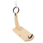 Wooden Ham Holder Stand Pine Wood Stable Ham Display Rack Stand for Carve and Slice Spanish Ham Italian Prosciutto S