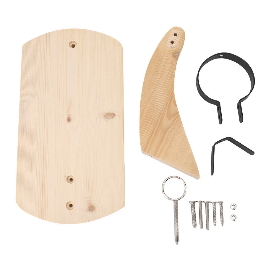 Wooden Ham Holder Stand Pine Wood Stable Ham Display Rack Stand for Carve and Slice Spanish Ham Italian Prosciutto S