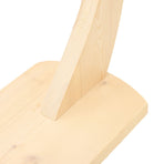 Wooden Ham Holder Stand Pine Wood Stable Ham Display Rack Stand for Carve and Slice Spanish Ham Italian Prosciutto S