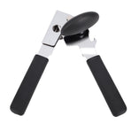 Manual Can Opener TPR Stainless Steel Multifunctional Handled Can Opener Kitchen Essentials Tool for Camping