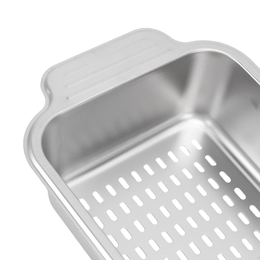 Over The Sink Strainer Extendable 304 Stainless Steel Over The Sink Colander for Kichen Washing Vegetables Fruits L