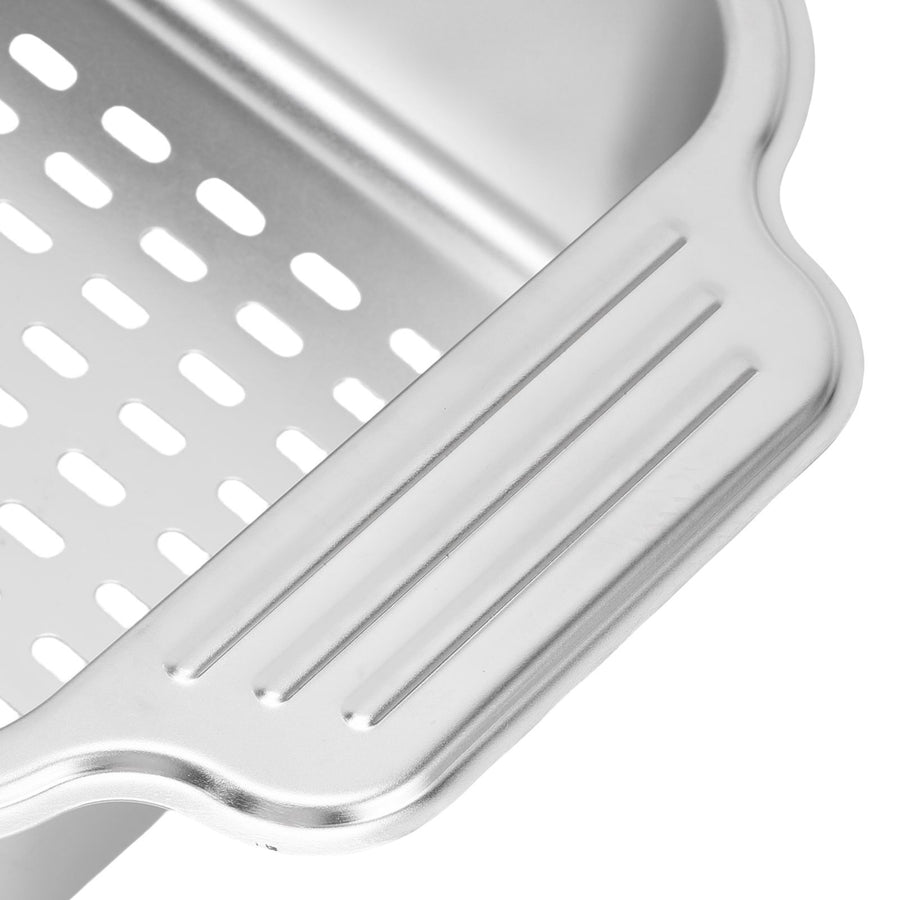 Over The Sink Strainer Extendable 304 Stainless Steel Over The Sink Colander for Kichen Washing Vegetables Fruits L