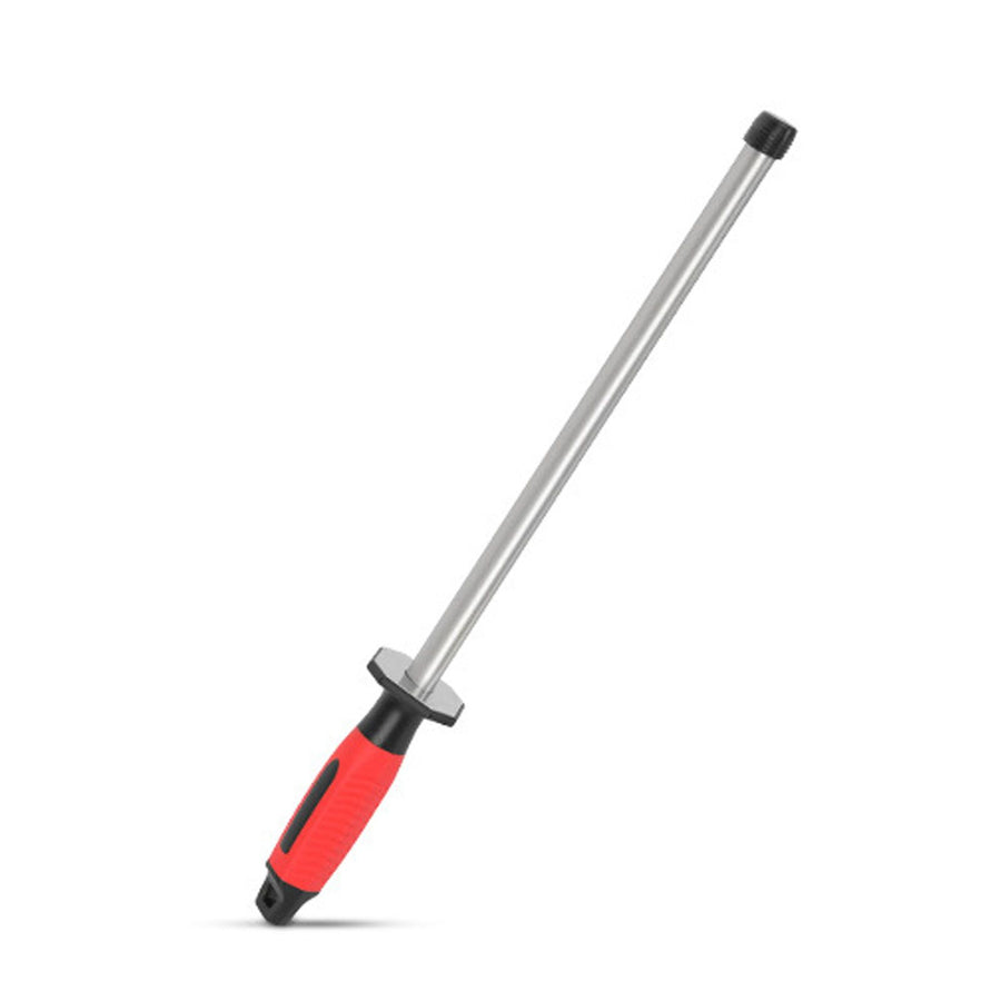 Sharpening Steel Honing Rod Sharpening Rod for Kitchen BBQ Tools Cooking Ergonomic Handle Oval 12 Inch