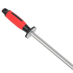 Sharpening Steel Honing Rod Sharpening Rod for Kitchen BBQ Tools Cooking Ergonomic Handle Oval 12 Inch