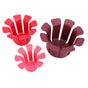 6pcs Fruit Slicing Aid 3 Sizes Multifunctional Fruit Uniform Slicing Helper for Round Fruits Vegetables