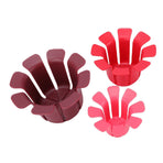 6pcs Fruit Slicing Aid 3 Sizes Multifunctional Fruit Uniform Slicing Helper for Round Fruits Vegetables
