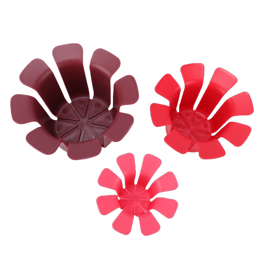 6pcs Fruit Slicing Aid 3 Sizes Multifunctional Fruit Uniform Slicing Helper for Round Fruits Vegetables