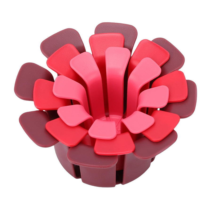 6pcs Fruit Slicing Aid 3 Sizes Multifunctional Fruit Uniform Slicing Helper for Round Fruits Vegetables