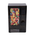 Candy Dispenser Compact Cute Vending Machine Fun Decorative Chocolate Storage Dispenser for Bedroom Office Party Black