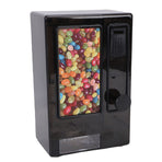 Candy Dispenser Compact Cute Vending Machine Fun Decorative Chocolate Storage Dispenser for Bedroom Office Party Black