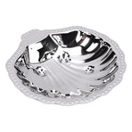 Metal Snack Serving Dish 304 Stainless Steel Vintage Shell Shape Jewelry Holder for Dried Fruits Nuts Appetizers
