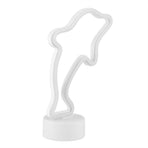 Dolphin Shaped LED Neon Light Waterproof Small Night Light Lamp for Room Decor