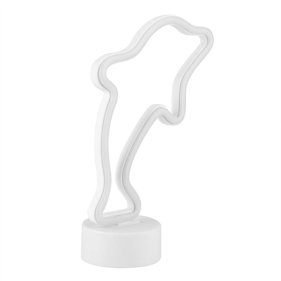 Dolphin Shaped LED Neon Light Waterproof Small Night Light Lamp for Room Decor