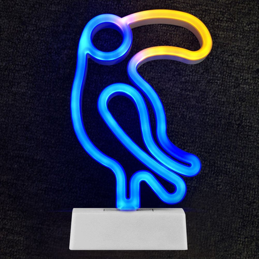 Woodpecker Shape LED Neon Light Night Light for Room Home Decor