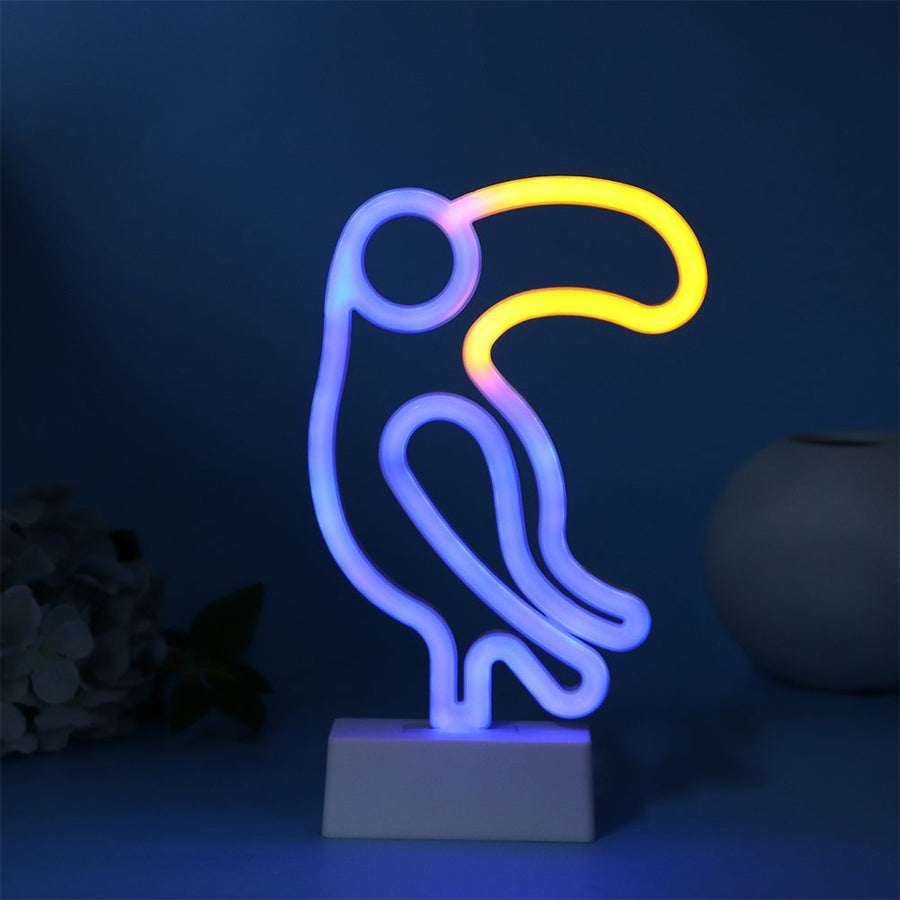 Woodpecker Shape LED Neon Light Night Light for Room Home Decor