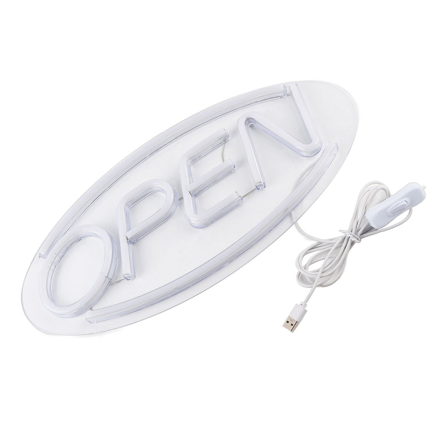 OPEN Letters Shaped Hanging LED Neon Light Shop Signs USB LED Light for Home Store