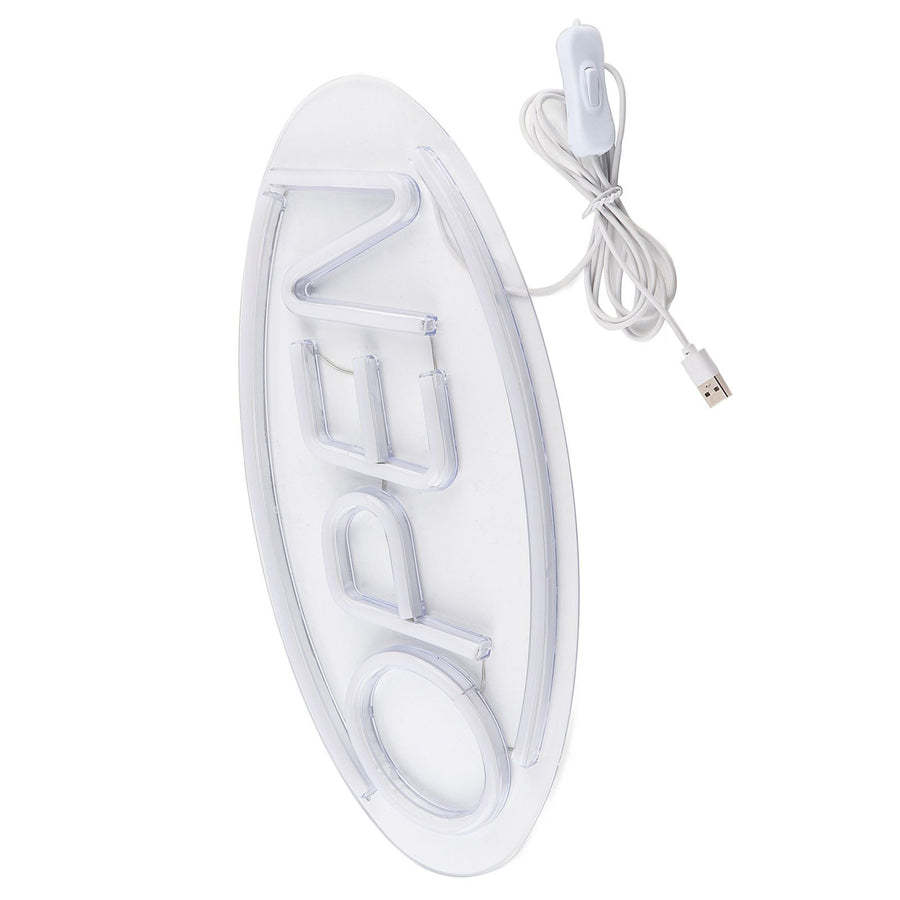 OPEN Letters Shaped Hanging LED Neon Light Shop Signs USB LED Light for Home Store