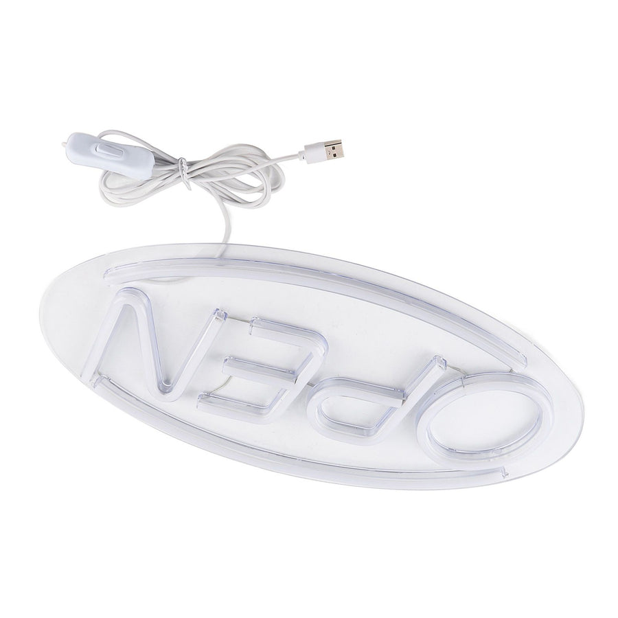 OPEN Letters Shaped Hanging LED Neon Light Shop Signs USB LED Light for Home Store