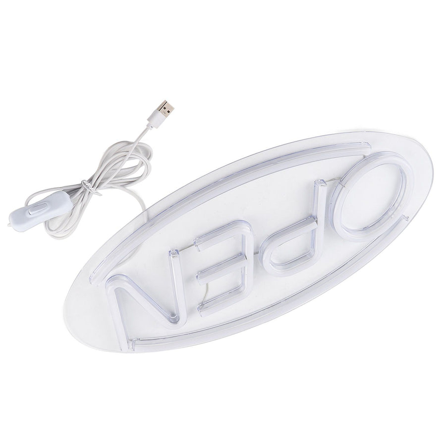 OPEN Letters Shaped Hanging LED Neon Light Shop Signs USB LED Light for Home Store