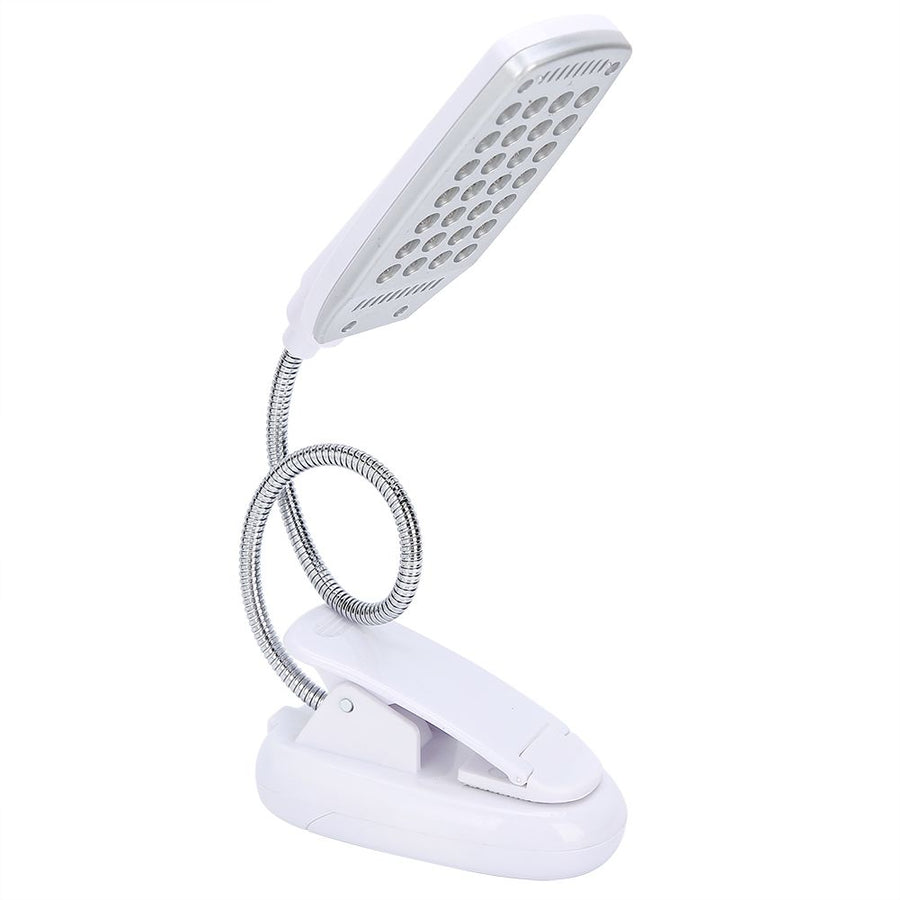 28LED High Brightness 360 Degree Rotating Reading Clip Table Desk Light Lamp for Eye Protection