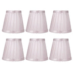 6pcs Lampshade Replacement for E14 Bulb Interface Wall Light Ceiling Light Cover Shade Pink Purple