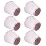 6pcs Lampshade Replacement for E14 Bulb Interface Wall Light Ceiling Light Cover Shade Pink Purple