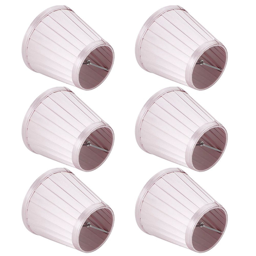 6pcs Lampshade Replacement for E14 Bulb Interface Wall Light Ceiling Light Cover Shade Pink Purple