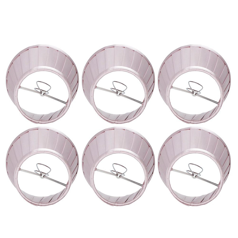 6pcs Lampshade Replacement for E14 Bulb Interface Wall Light Ceiling Light Cover Shade Pink Purple