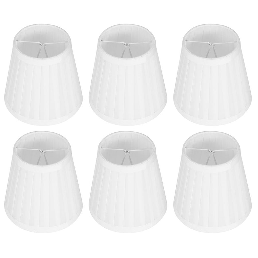 6pcs Lampshade Replacement for E14 Bulb Interface Wall Light Ceiling Light Cover Shade White