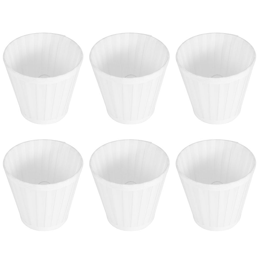 6pcs Lampshade Replacement for E14 Bulb Interface Wall Light Ceiling Light Cover Shade White