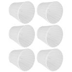 6pcs Lampshade Replacement for E14 Bulb Interface Wall Light Ceiling Light Cover Shade White