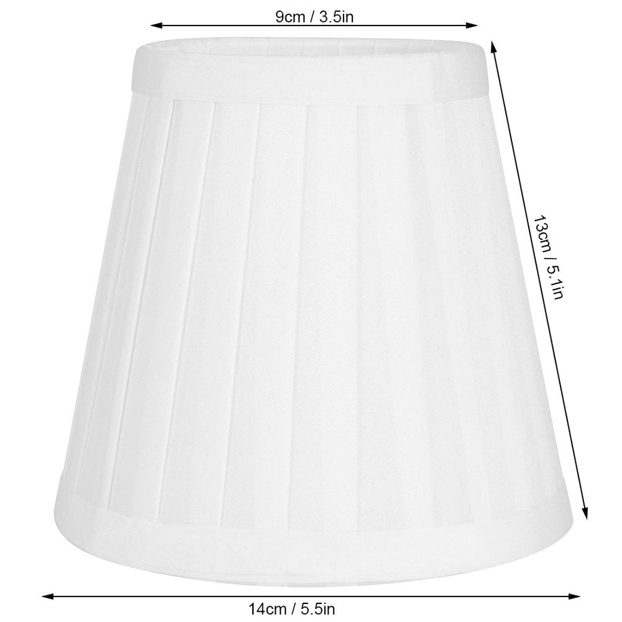 6pcs Lampshade Replacement for E14 Bulb Interface Wall Light Ceiling Light Cover Shade White