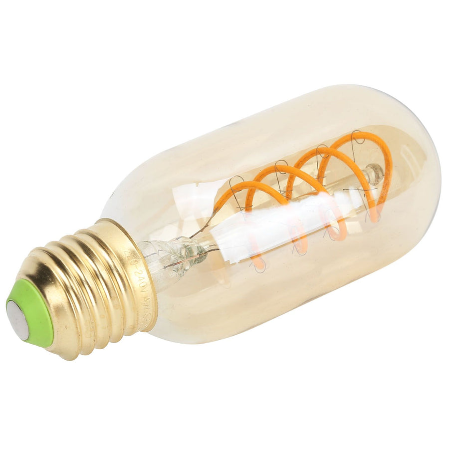 Light Bulb Vintage Double Spiral E27 4W LED Flexible Filament Warm Light LED Bulb 220V