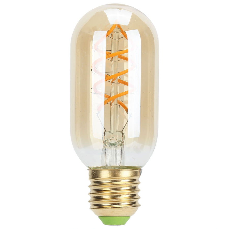 Light Bulb Vintage Double Spiral E27 4W LED Flexible Filament Warm Light LED Bulb 220V