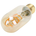 Light Bulb Vintage Double Spiral E27 4W LED Flexible Filament Warm Light LED Bulb 220V