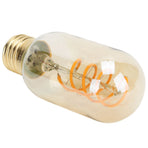 Light Bulb Vintage Double Spiral E27 4W LED Flexible Filament Warm Light LED Bulb 220V