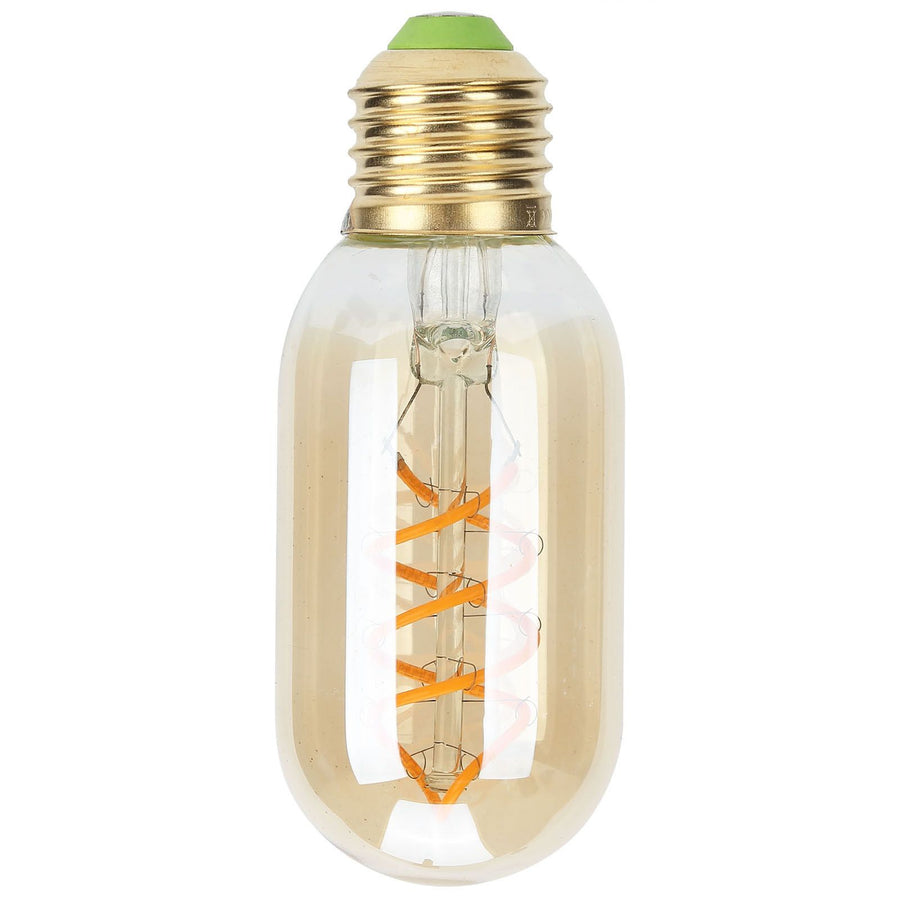 Light Bulb Vintage Double Spiral E27 4W LED Flexible Filament Warm Light LED Bulb 220V