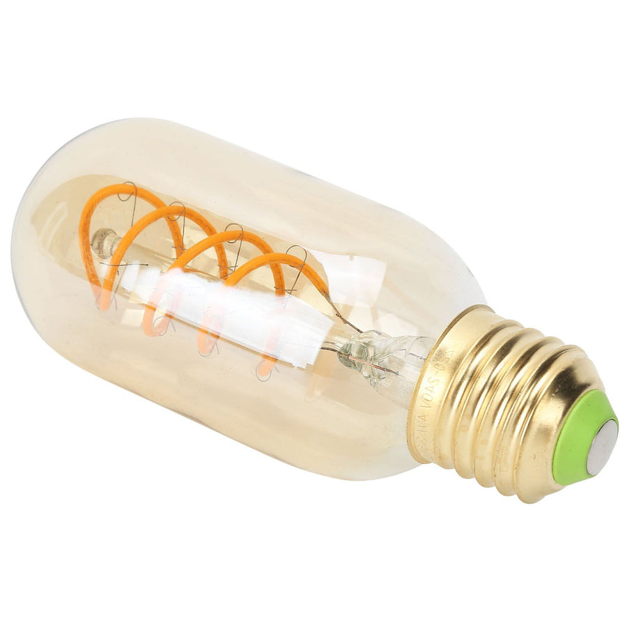 Light Bulb Vintage Double Spiral E27 4W LED Flexible Filament Warm Light LED Bulb 220V